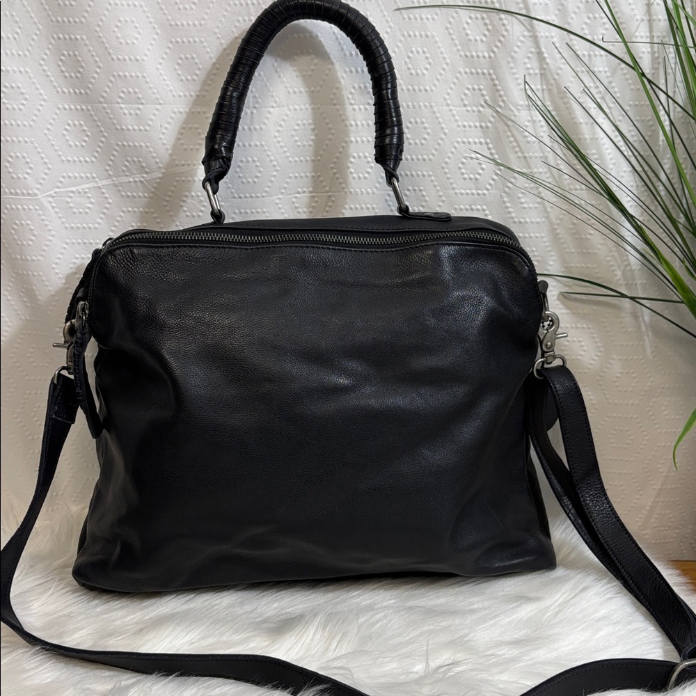 Day & Mood Large Leather Laptop Bag